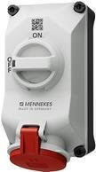 Mennekes Wandsteckdose DUO 32A5P6h 400V IP44 in Weiß - Bild 1