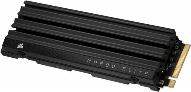 Corsair MP600 Elite NVMe M.2 SSD, 2 TB, PCIe 4.0 x4, Schwarz - Bild 1