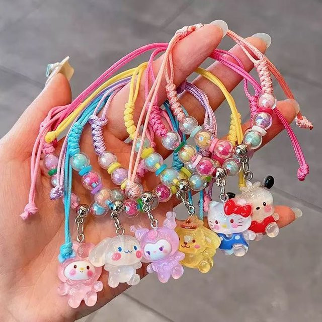 Sanrio Charm-Seil, KT Cat Kumi, Polyester, Cartoon-Charakter - Bild 1