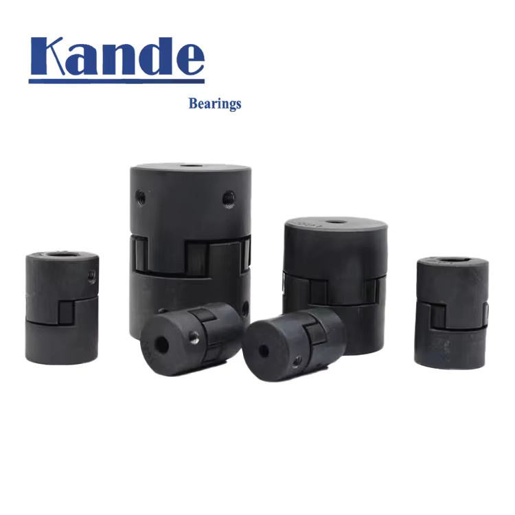 Kande L-Typ Zwei-Backen-Kupplung aus Stahl in Schwarz, Länge: 46 mm, Durchmesser: 28 mm, Bohrung: 8/10/12/14/15/16 mm für Servomotoren und CNC-Gravurmaschinen - Bild 2
