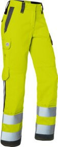 Kübler Damenhose PROTECTIQ HIGH VIS ARC2 PSA Klasse 3 in Warngelb und Anthrazit - Bild 1