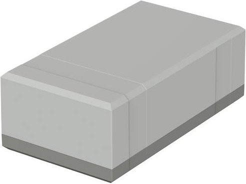 Bopla ELEGANT EG 2070 Elektronikgehäuse aus Polystyrol in Lichtgrau RAL 7035, B/T/H: 20,0 x 11,2 x 7,0 cm - Bild 1