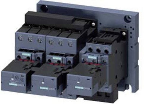 Siemens Stern-Dreieck-Kombination 3RA2435-8XF32-1AL2 mit 3 Schließern, 690 V/AC, grau - Bild 1