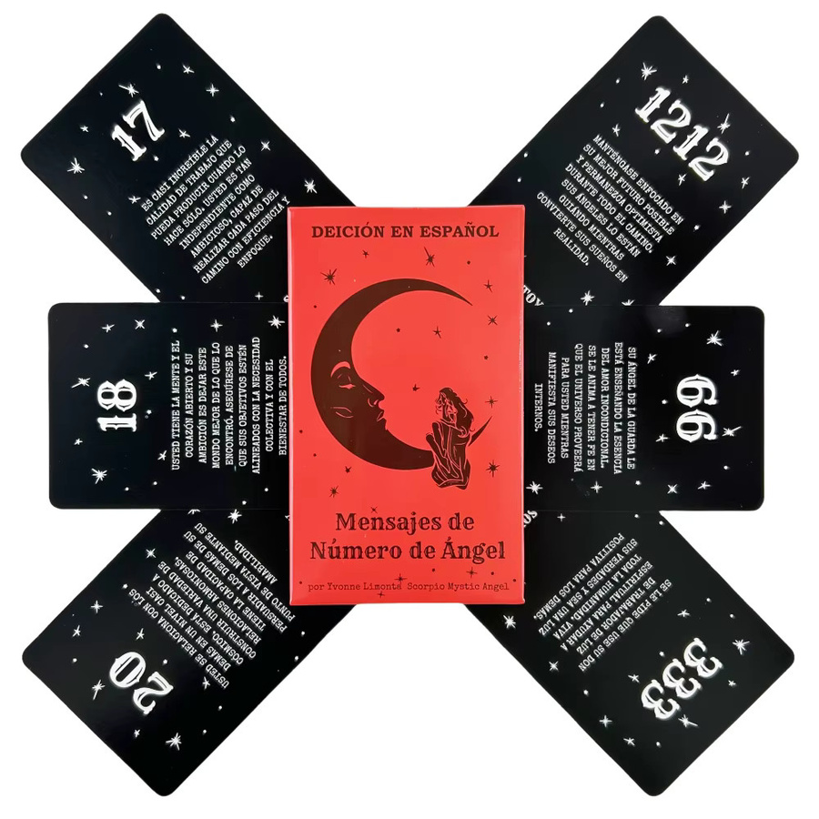 Oderjega Men Sajes de Ángel, Tarot Cards Deck, 53 Karten, Fantasy - Bild 3