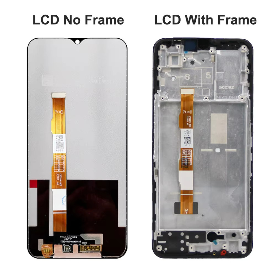 Vivo Y22 V2207 LCD Display mit Rahmen und Touchscreen Digitizer Ersatzteil in Schwarz für Vivo Y22s V2206 6.55 Zoll - Bild 2