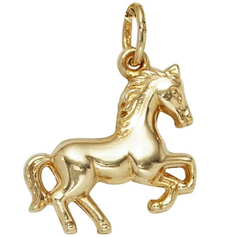 Colkid Anhänger Pferd, 333 Gold, Gelbgold, Kinder - Bild 1