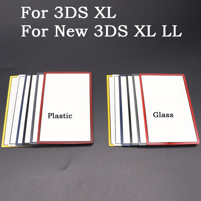 TingDong LCD-Bildschirm Schutzfolie aus Kunststoff für Nintendo 3DS XL, Neue 3DS XL und 3DS LL, transparent - Bild 1