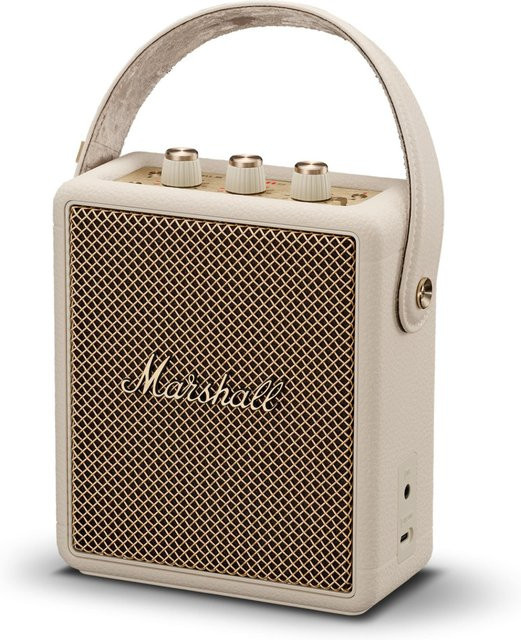 Marshall Stockwell III Bluetooth-Lautsprecher in Beige mit USB-C - Bild 1