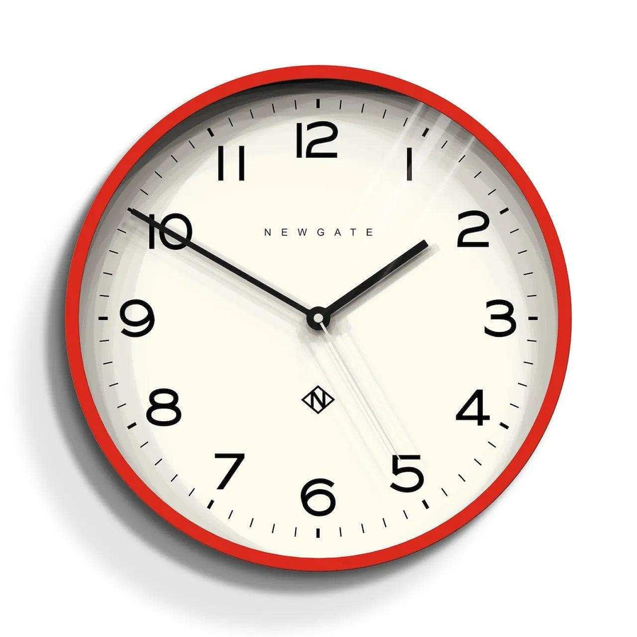 Newgate Echo Wanduhr analog in Rot, rund, Durchmesser: 37 cm - Bild 1
