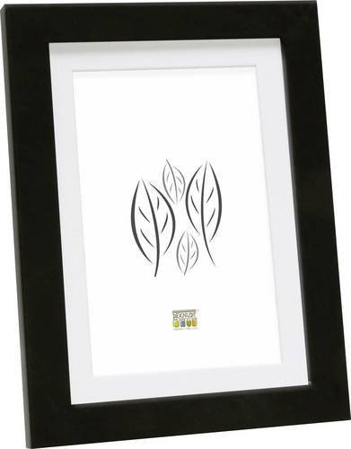 Deknudt Bilderwechselrahmen Schwarz mit Passepartout und Glas, B/H: 20 x 15 cm - Bild 1