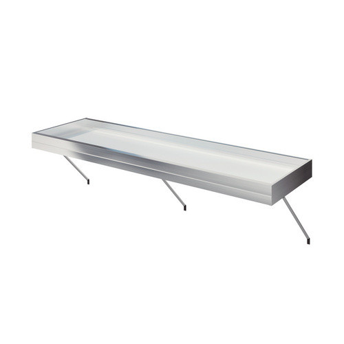 KGT Pflanzwanne Rose in Silber aus Aluminium, B/T/H: 429 x 63,5 x 10 cm - Bild 1
