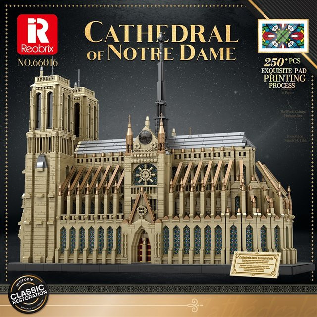 Klemmbausteine Notre-Dame de Paris, Modellbausatz, 8.868 Teile - Bild 1