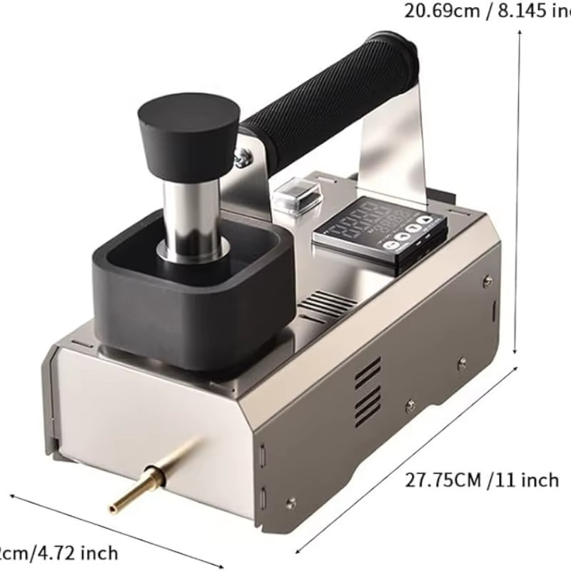 XMSJ Beehive Kabelloser Batteriebetriebener Oxalsäure-Verdampfer für 18V Akku in Silber - Bild 2