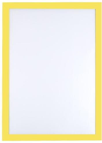 YOU HOME Magnetischer Bilderrahmen zur Wandmontage, selbstklebender Fotorahmen in Gelb, A3/A4-Format, transparent - Bild 1