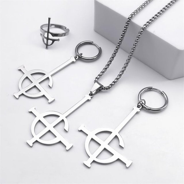 Lucky Star Jewelry Halskette, Edelstahl, Zirkonia, Kupferfarben, Unisex - Bild 1