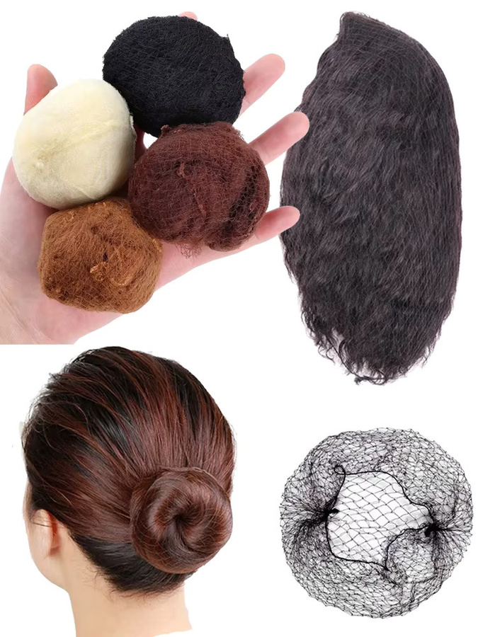 Nunify Haarnetze, Schwarz, 20 Zoll, elastisch - Bild 6