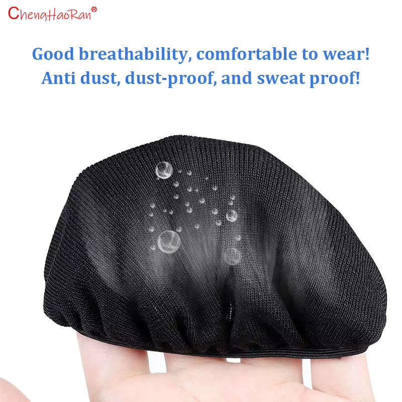 2er-Set ChengHaoRan waschbare Kopfhörer-Ohrpolster-Abdeckungen aus Vliesstoff in Blau - Bild 5