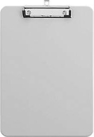 Klemmbrett MAUL DIN A4 aus Kunststoff mit Aufhängeöse, grau, B: 31,8 cm, T: 22,6 cm, H: 1,5 cm - Bild 1