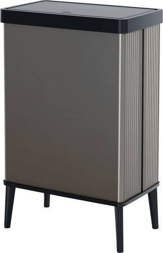 Curver E-COM VERTO Bin HIGH Abfalleimer mit Touch-Funktion, 54 l, Perlgrau - Bild 1