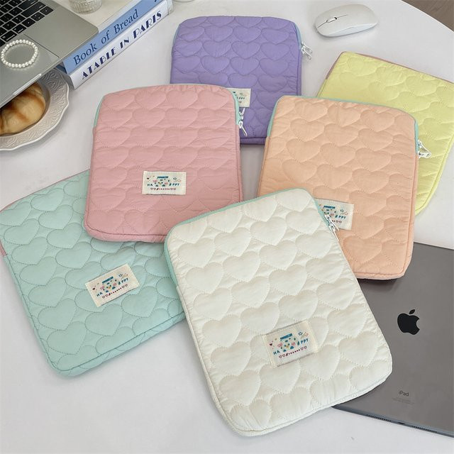 SOZAKKA Tablet-Tasche und Laptop-Hülle für 11 bis 15 Zoll, weiche Notebook-Tasche mit Innentaschen, Lila - Bild 1