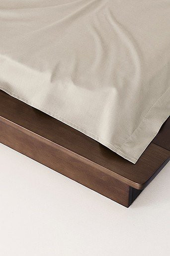 ZACK Laken für Doppelbett aus Bio-Baumwolle, Beige, B/T/H: 144 x 260 x 1 cm - Bild 1