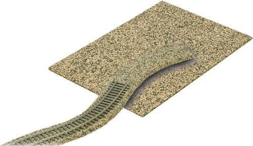 Busch 7502 H0 Schotterbettung B: 200 cm, L: 300 cm, H: 0,4 cm - Bild 1