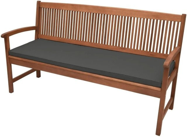Beautissu Base BK Bankauflage Graphitgrau B: 150 cm, T: 48 cm, H: 5 cm - Bild 1