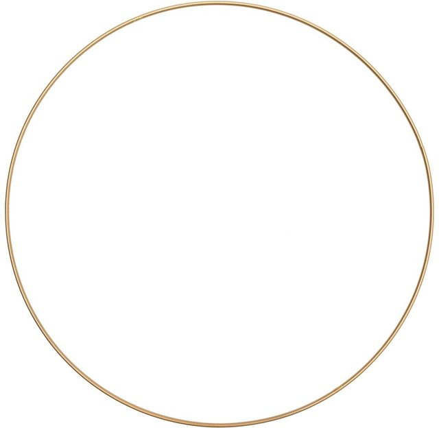 Rico Design Metallring in Gold, Durchmesser: 30 cm - Bild 1