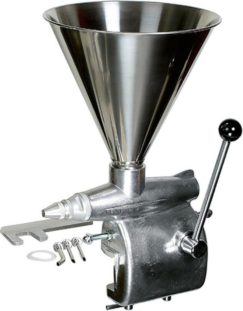 Schneider Gebäckfüllmaschine aus Edelstahl und Aluminium in Silber, Breite: 37 cm, Volumen: 5,2 l - Bild 1