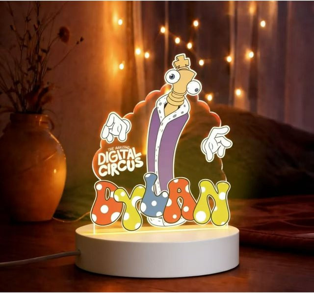 Kinger TADC Nachtlicht von Bandai als bunte Cartoon-Figuren Raumdekoration für Kinderzimmer - Bild 1
