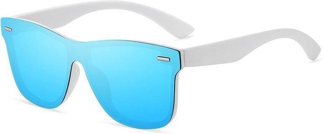 Binchi Outdoor Equipment Sonnenbrille, randlos, round, plastic, unisex, white, polarisiert - Bild 1