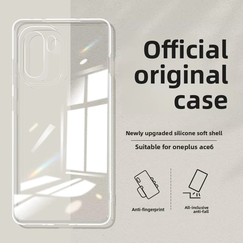 Transparente Silikon Schutzhülle für OnePlus 15R, Ace6 und Ace6T mit Anti-Drop-Funktion - Bild 4