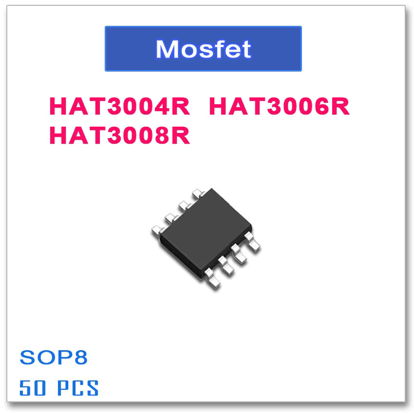 JASNPROSMA 50 Stück SOP8 HAT3004R HAT3006R HAT3008R in Schwarz - Bild 1