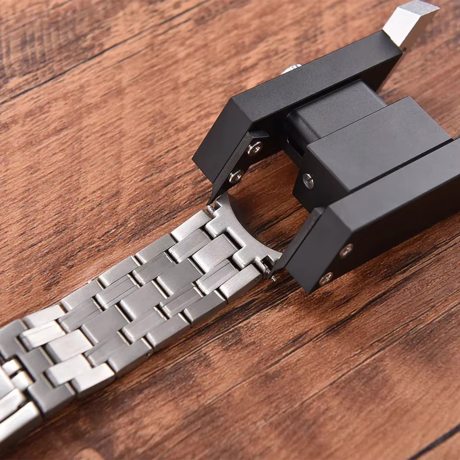 FancyWrist Federstab-Werkzeugset, Metall, Edelstahlarmband, Schwarz - Bild 2