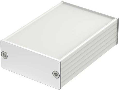 Bopla FILOTEC F 524-80 Profil-Gehäuse aus eloxiertem Aluminium in Silber, B/T/H: 55,3 x 24,4 x 80 mm - Bild 1