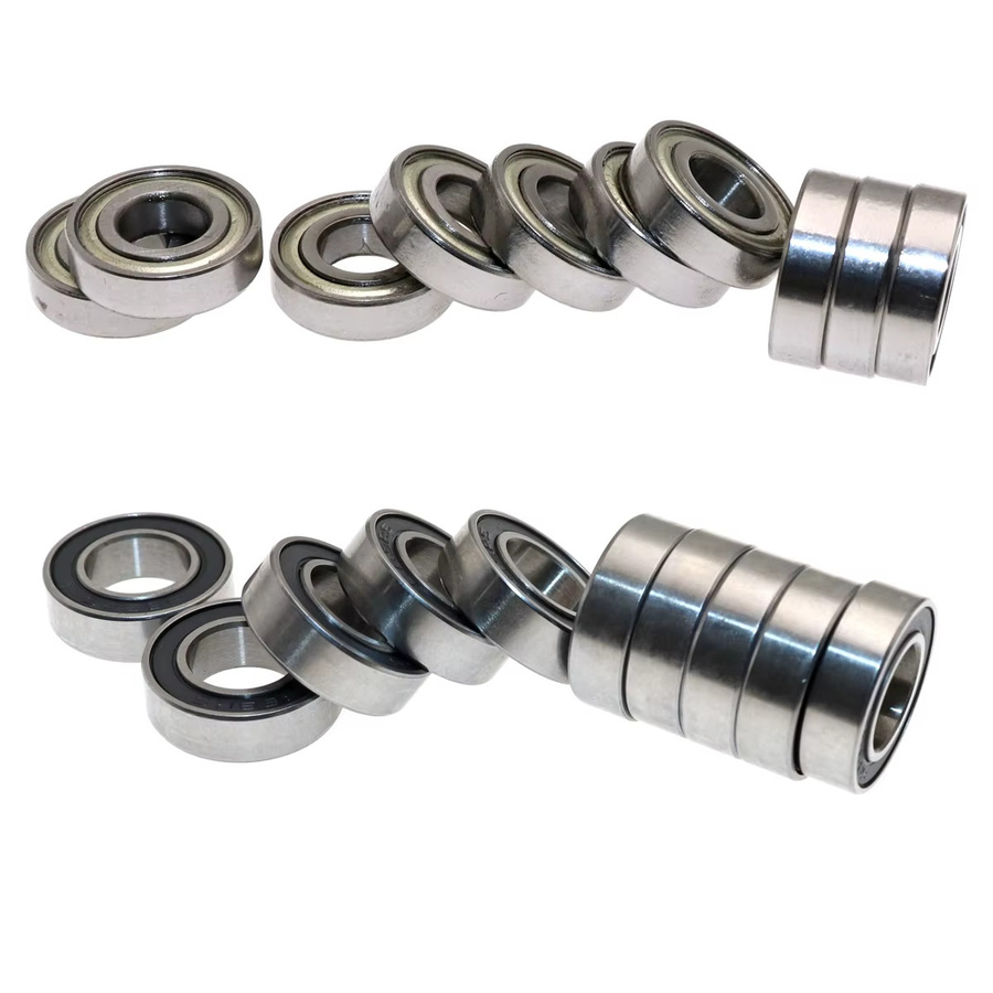 10 Stück DALUO Kugellager Set in Silber, verschiedene Typen 683 bis 689 und 618/5 bis 619/9, ABEC-3 und ABEC-5 Qualität - Bild 2