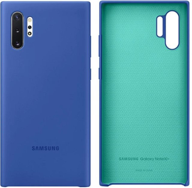 Samsung Original Flüssigsilikon Hülle für Samsung Galaxy Note10+ in Blau - Bild 1