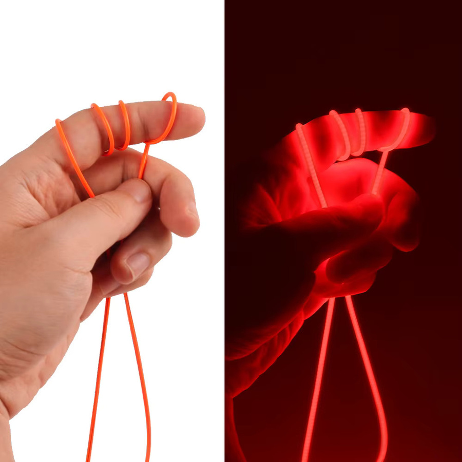 Flexibles LED-Filament für DIY-Edison-Glühbirnen, 2 mm Durchmesser, in verschiedenen Farben wie Lila, Rosa, Blau, Rot und Warmweiß, schneidbar, Silikon-Material - Bild 3
