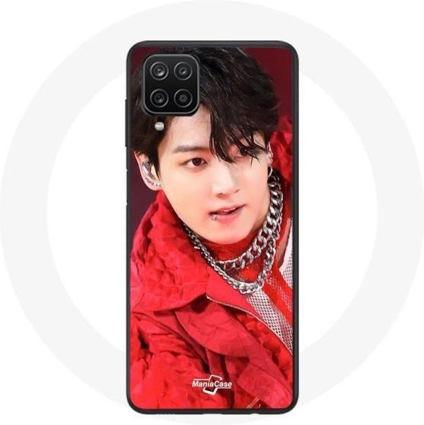 Samsung Galaxy A12 Handyhülle BTS Permission To Dance in Seoul Jungkook Farbe Rot - Bild 1