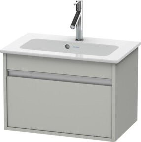 Duravit Waschtischunterschrank Ketho Compact, Wandhängend, Betongrau Matt, B: 60 cm, T: 38,5 cm, H: 41 cm - Bild 1