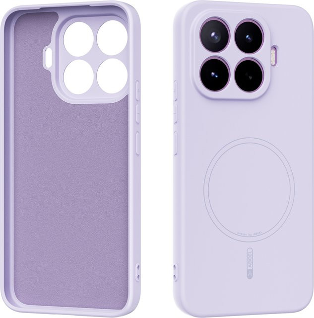 Xiaomi 17T 17T Pro Flüssigsilikon Hülle mit MagSafe Magnetfunktion in Beige und Purple - Bild 1