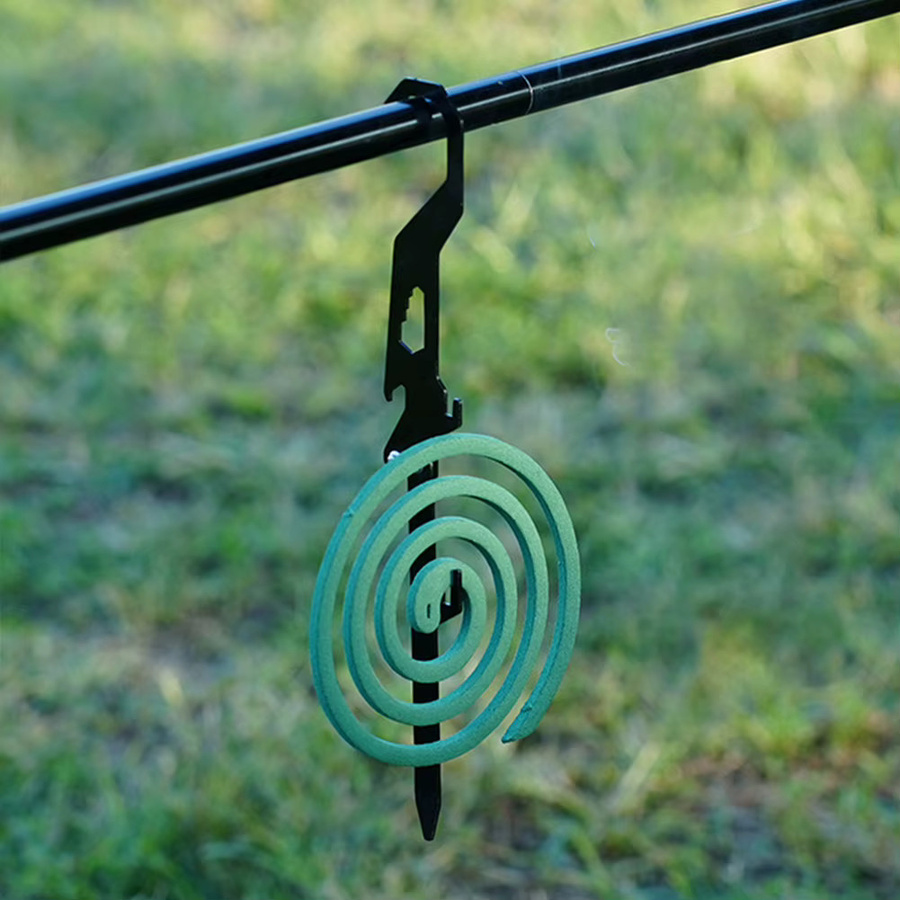 Alloet Faltbare Campingpfähle aus Edelstahl in Schwarz für Outdoor-Camping und Zeltüberdachungen - Bild 3