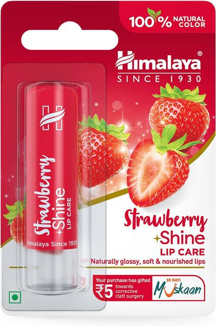 Himalaya Erdbeerglanz Lippenpflege Balsam, glänzend - Bild 1