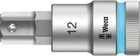 Wera Zyklop Bitnuss 8740 C HF Steckschlüsseleinsatz mit 1/2 Zoll Antrieb, Farbe Schwarz-Silber, B/T/H: 12 x 60 mm - Bild 1