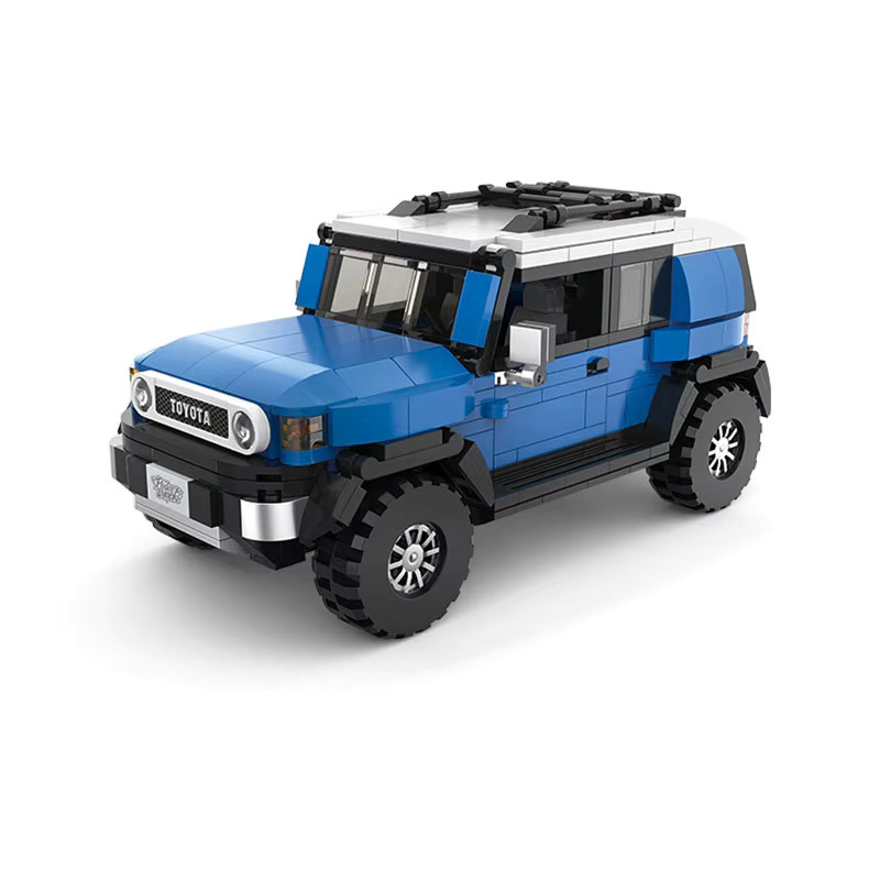 Toyota FJ Cruiser Bausteine Geländewagen-Modell, 1:32, mit Container-Aufbewahrungskoffer - Bild 2