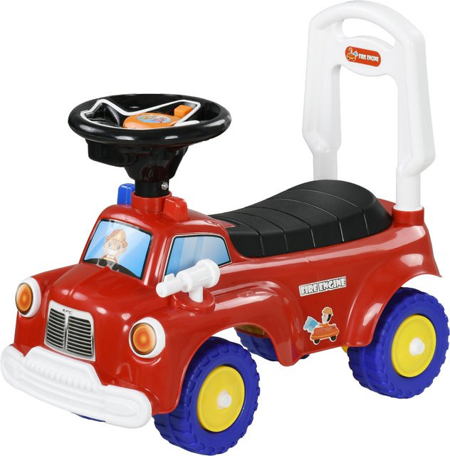 AIYAPLAY Lauflernwagen Feuerwehrtruck, Schiebefahrzeug, mit Licht und Musik, ab 1,5 Jahre - Bild 1