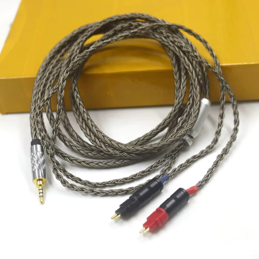 Sennheiser Upgrade Kopfhörerkabel mit 16 Core 7N OCC, 4,4mm Balanced zu 3,5mm Stereo Jack, Grau - Bild 3