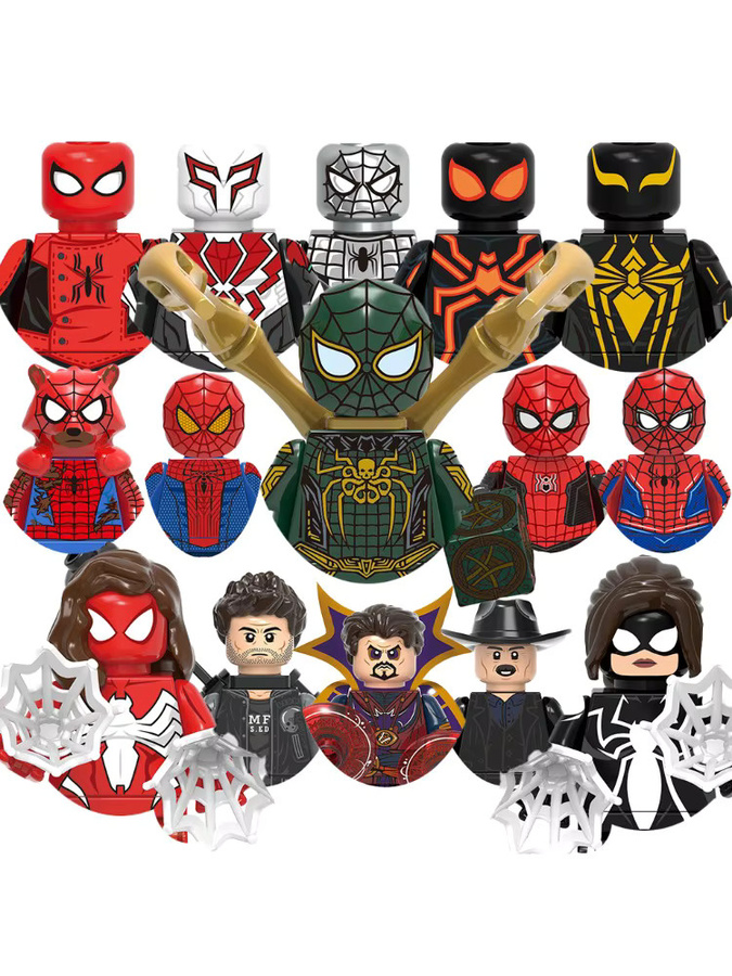 Spiderman SpiderGirl, Mini-Bausteine Konstruktionssteine, Marvel - Bild 3