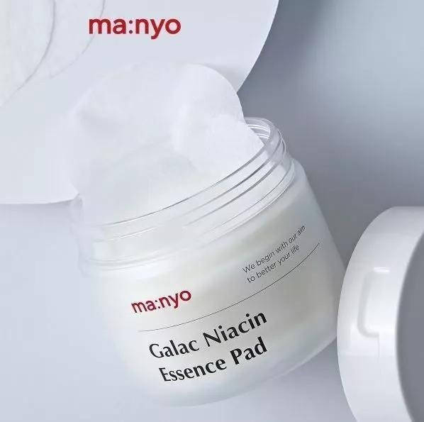 Manyo Galac Niacin Essence Pad, 80 Stück, mit Niacinamid und Hyaluronsäure - Bild 1