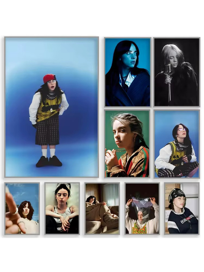 Potdemiel B-Billie Trendy Star Portrait Leinwand Poster ungerahmt - Bild 3